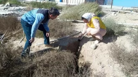 Экологи Мангистау: В озеро Караколь сливают грунтовую воду