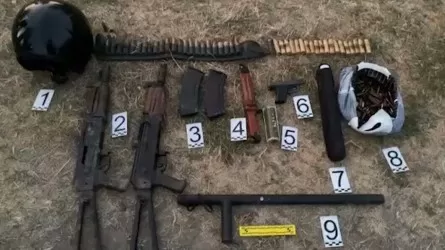 Арсенал оружия выявили на окраине Тараза