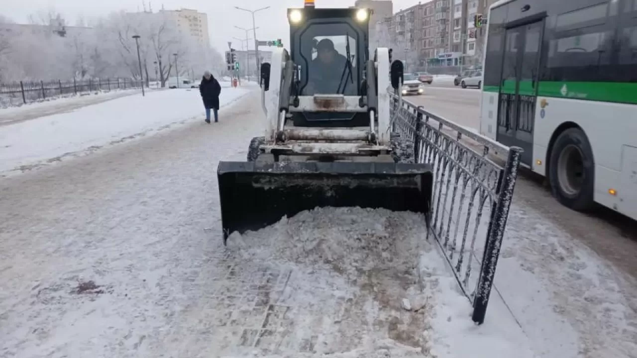 Қыс басталғалы елордадан 2,6 млн текше метр қар шығарылды