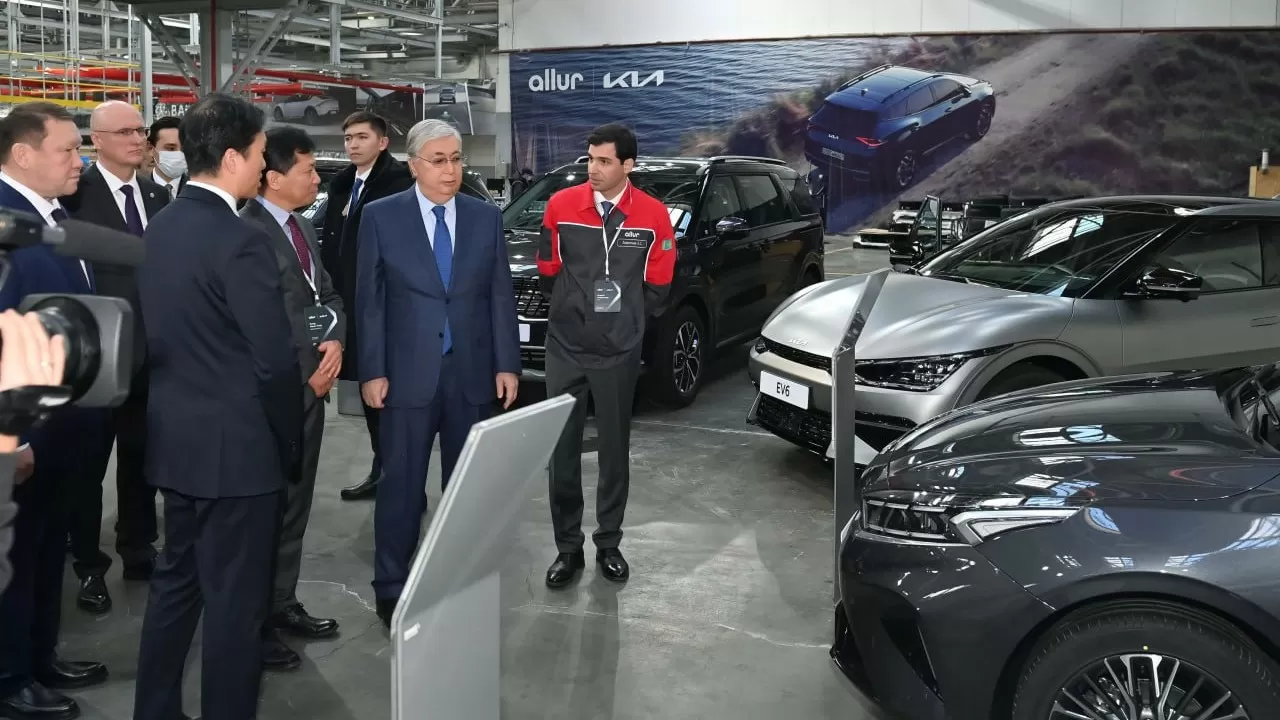 Президент Орталық Азия бойынша Қазақстанда ғана орналасқан Kia Sportage өндірісін іске қосты