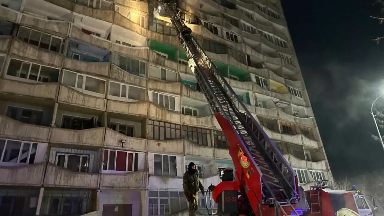 Қарағандыда өрттен полиция полковнигі мен оның туыстары қаза тапты
