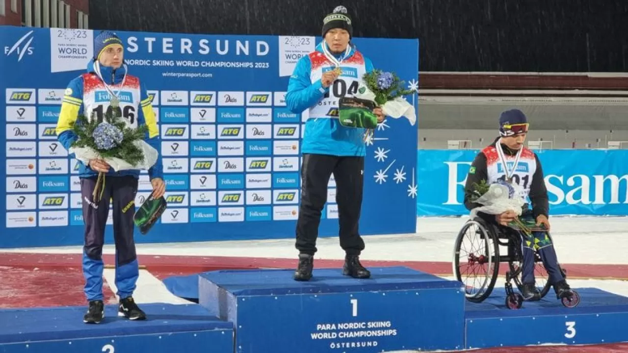 Ербол Хамитов стал чемпионом мира по паралыжным гонкам