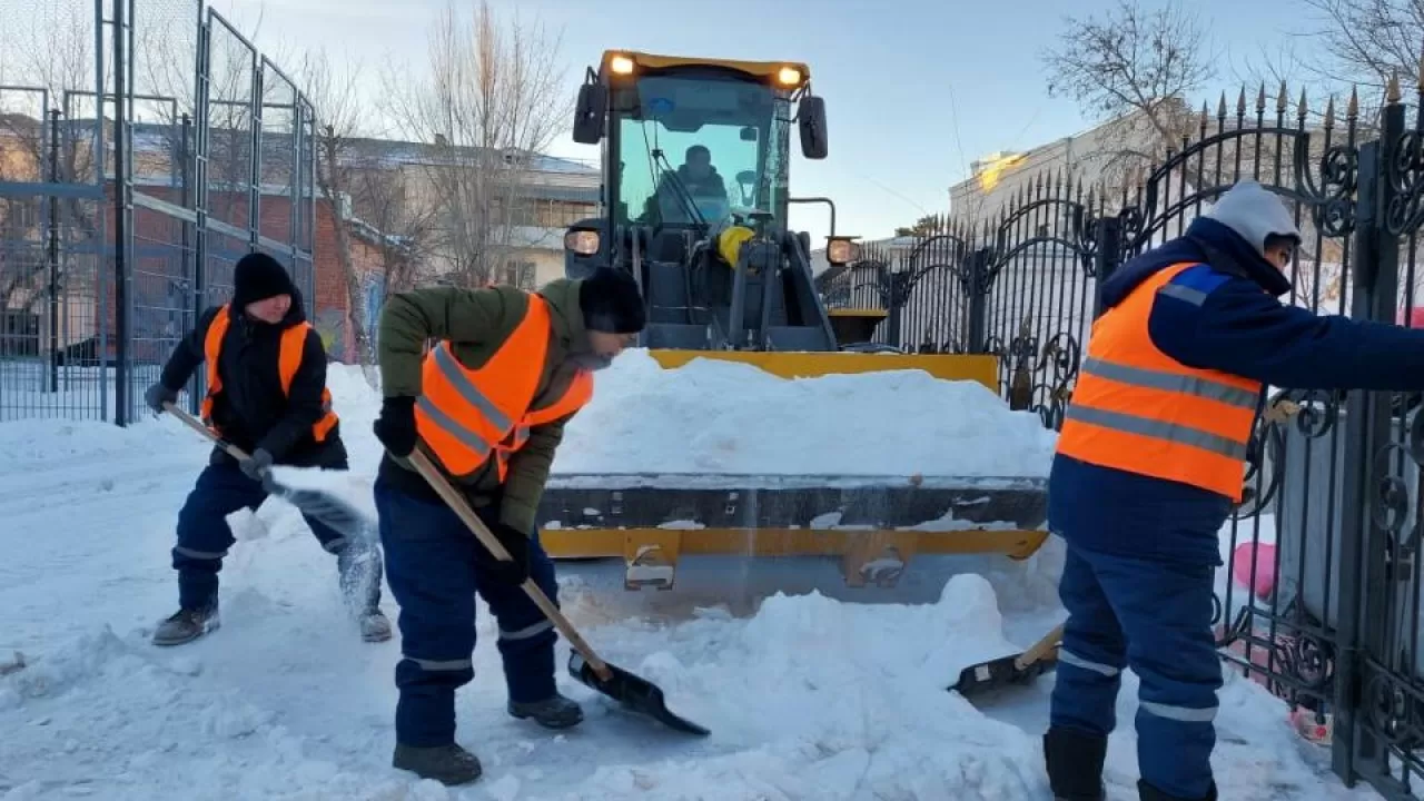 Елордадан қыс мезгілінің басынан бері екі млн текше метрден астам қар шығарылды