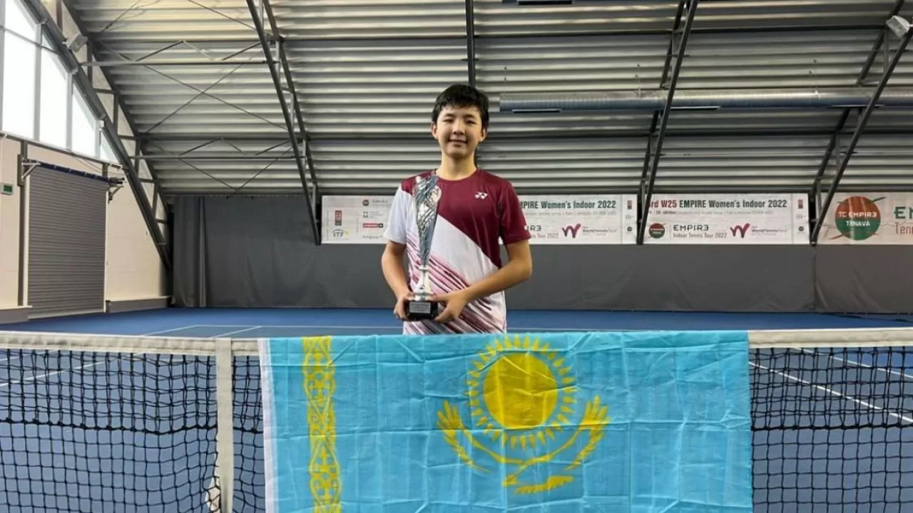 Заңғар Нұрланұлы алғаш рет ITF Juniors турнирінде чемпион атанды