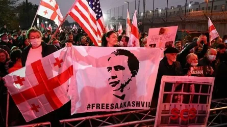 Грузияда халық Саакашвилидің босатылуын талап етті