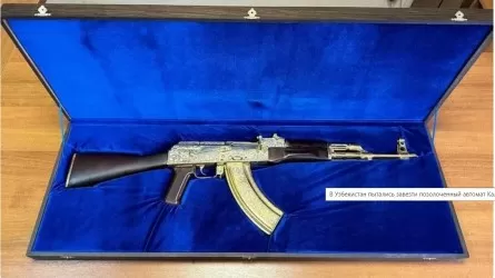 Позолоченный автомат Калашникова россиянин пытался завезти в Узбекистан 