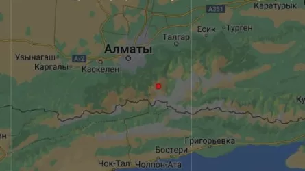 В 25 км от Алматы произошло землетрясение