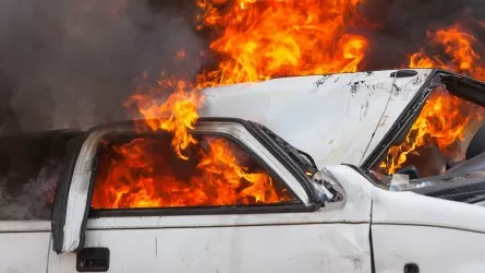 Более 100 авто пришлось тушить пожарным в ВКО за год 