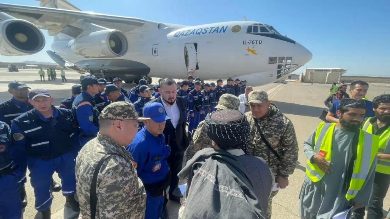 Ауған халқына темір жол көлігімен кезекті ірі гуманитарлық жүк жіберіледі