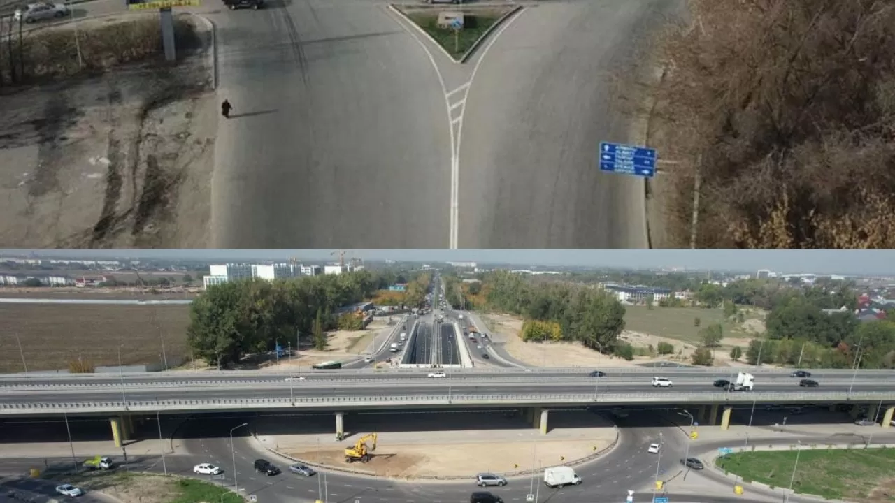 Алматыдағы Құлжа трактіндегі жаңа жолайрық ашылды