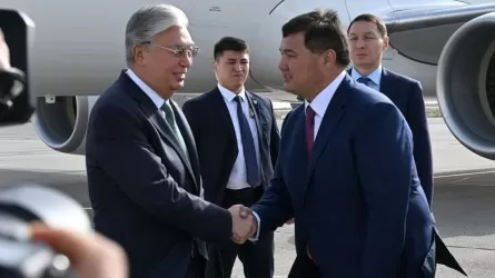 Касым-Жомарт Токаев прилетел в Кызылординскую область