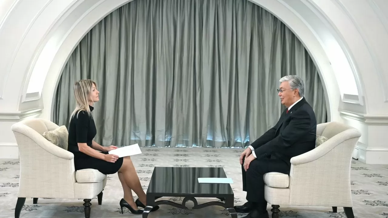Тоқаев Euronews телеарнасына сұхбат берді
