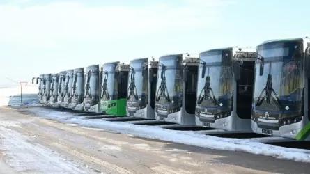 Алматыда 500 жаңа автобус жолаушылар көп жүретін бағыттарға шығады