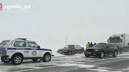 Жуткий мороз в Акмолинской области: полиция перешла на усиленный режим работы