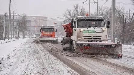 Шымкент көшелерін қардан тазалау жұмыстарына 155 арнайы техника жұмылдырылды