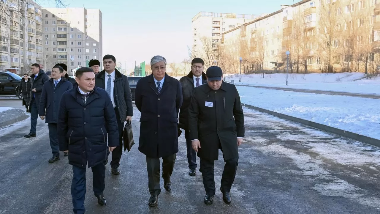 Мемлекет басшысы Степногорск қаласындағы аулалардың бірін аралады