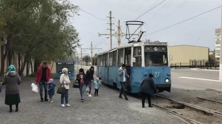 В Темиртау похитили 600 метров трамвайных проводов
