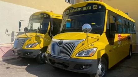Ауыл мектептерінің автопаркі 47 автобуспен толықты