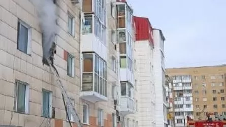 Астанада өрт шыққан үйден 125 адам эвакуацияланды