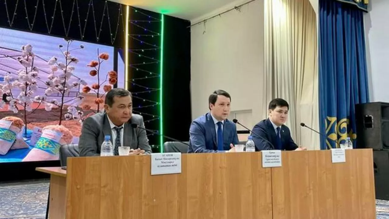 Түркістан облысында мақта дақылын егу көлемі азаюы мүмкін