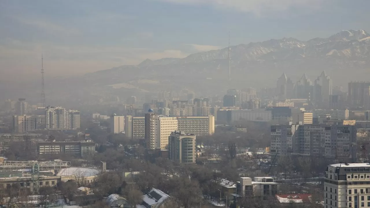 Высокий уровень загрязнения воздуха был зафиксирован в Алматы в феврале