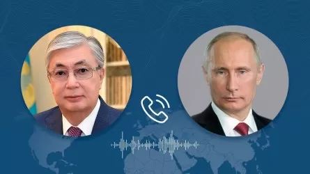 Токаев и Путин обговорили укрепление двусторонних отношений РК и РФ