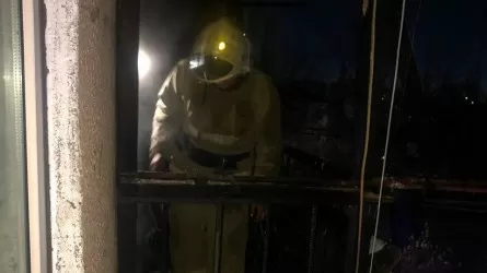 В Таразе во время пожара спасли 20 человек