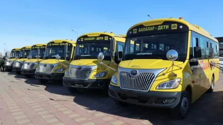 Қостанай облысында оқушыларға 28 автобус берілді