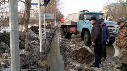 Ақтөбеде су тасқынына қарсы іс-шаралар жалғасуда