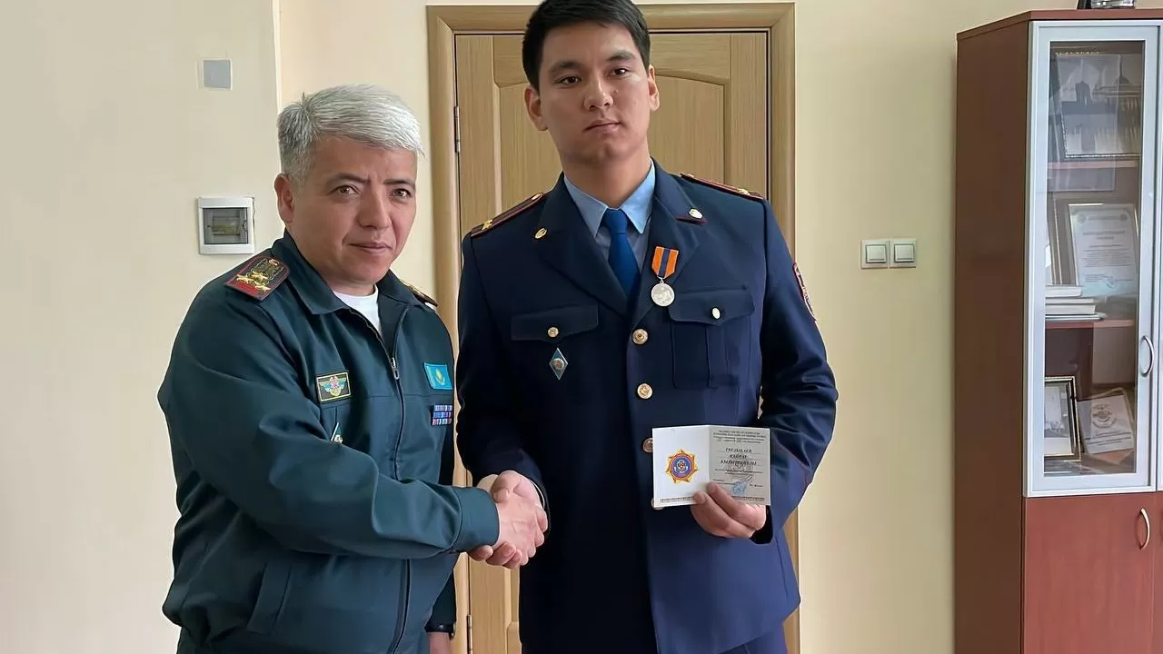 Жамбылдық полицей: Біз ерлік жасаған жоқпыз, бұл борышымыз