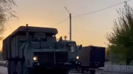В министерстве обороны прокомментировали видео с военной техникой в Алматы 