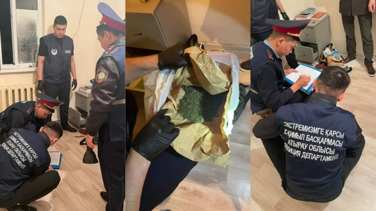 Атырауда деструктивті дін өкілінен есірткі тәркіленді