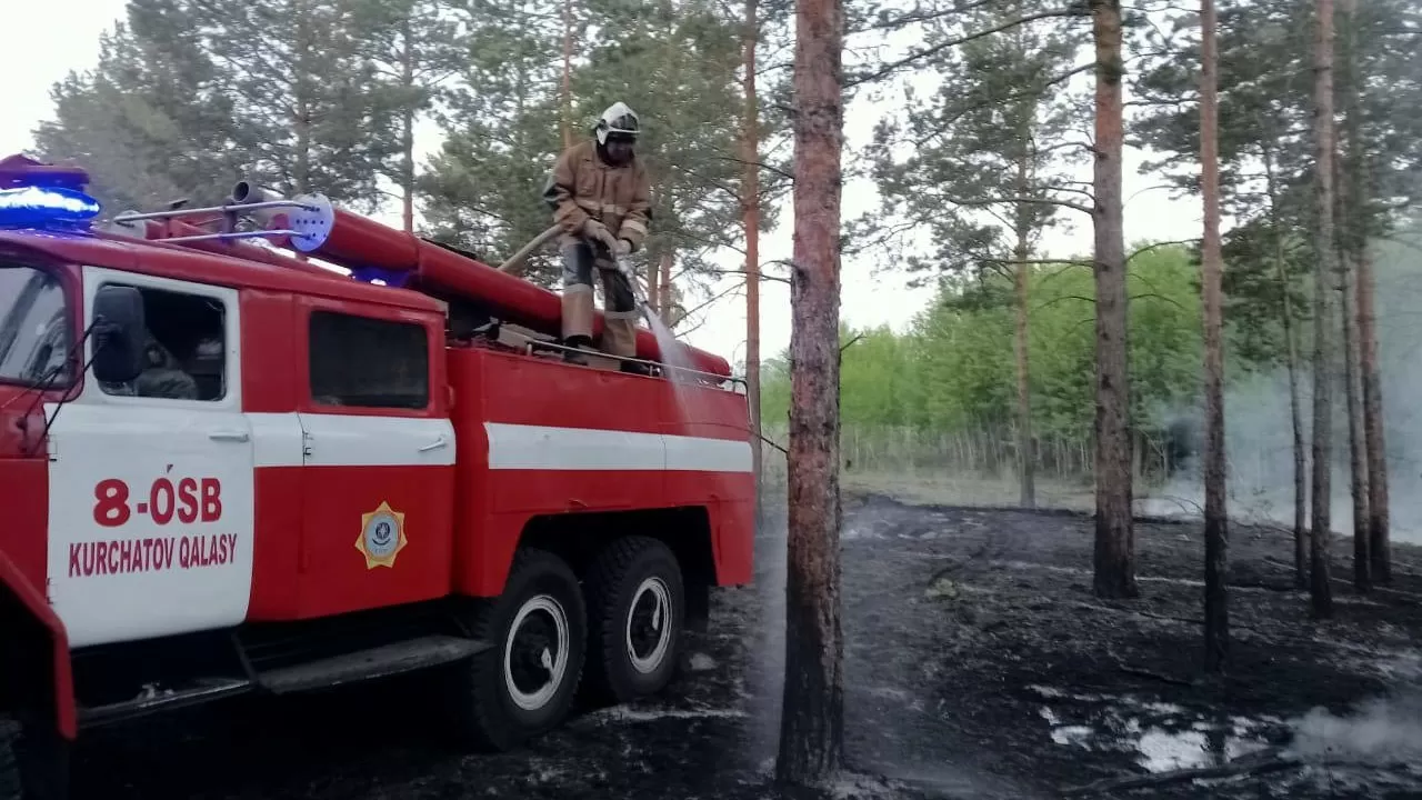 Эвакуированные из-за пожара жители Костанайской области вернулись домой