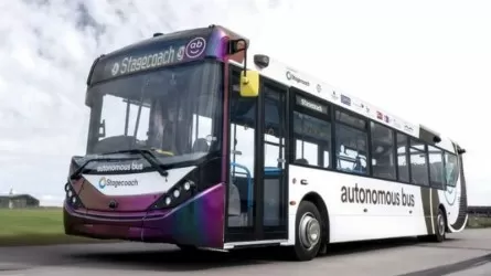 Беспилотный автобус запустили в Шотландии