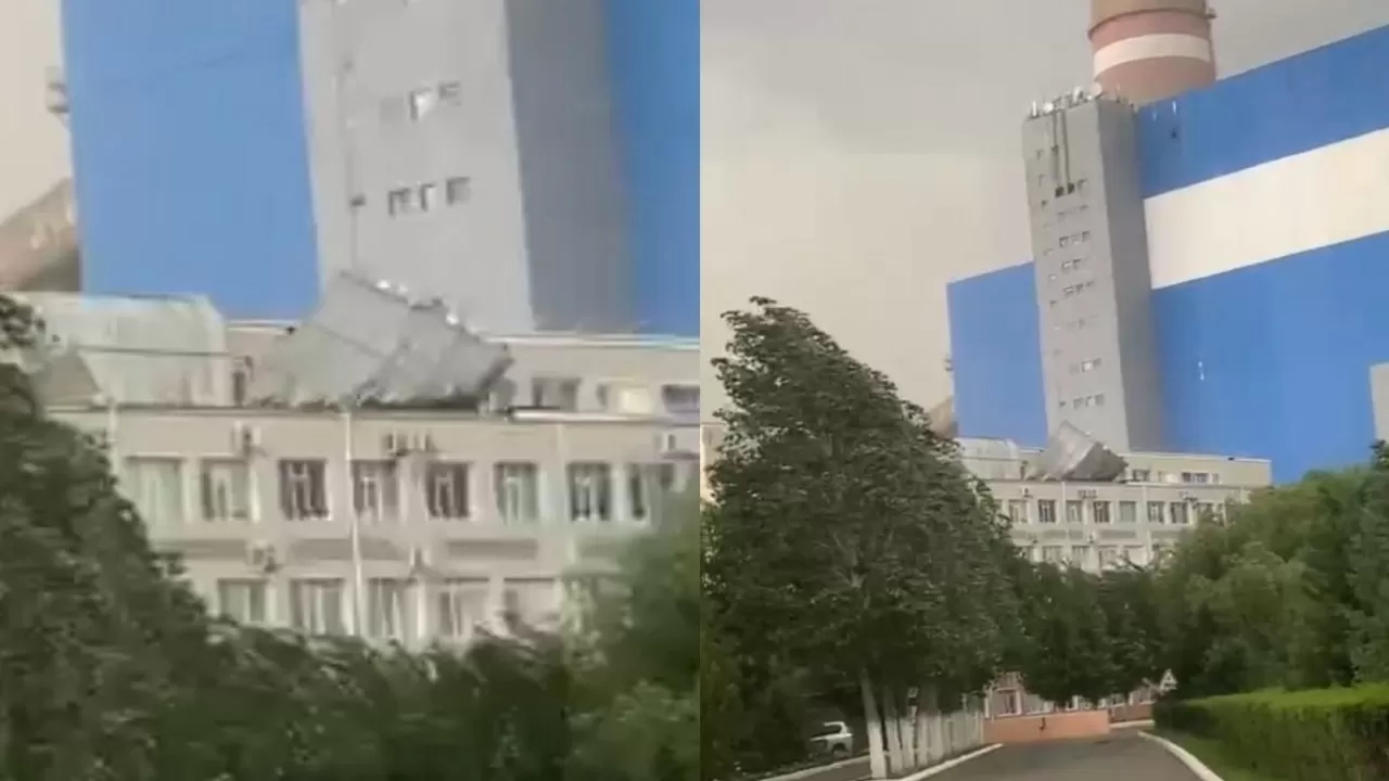 На Экибастузской ГРЭС-2 снесло крышу