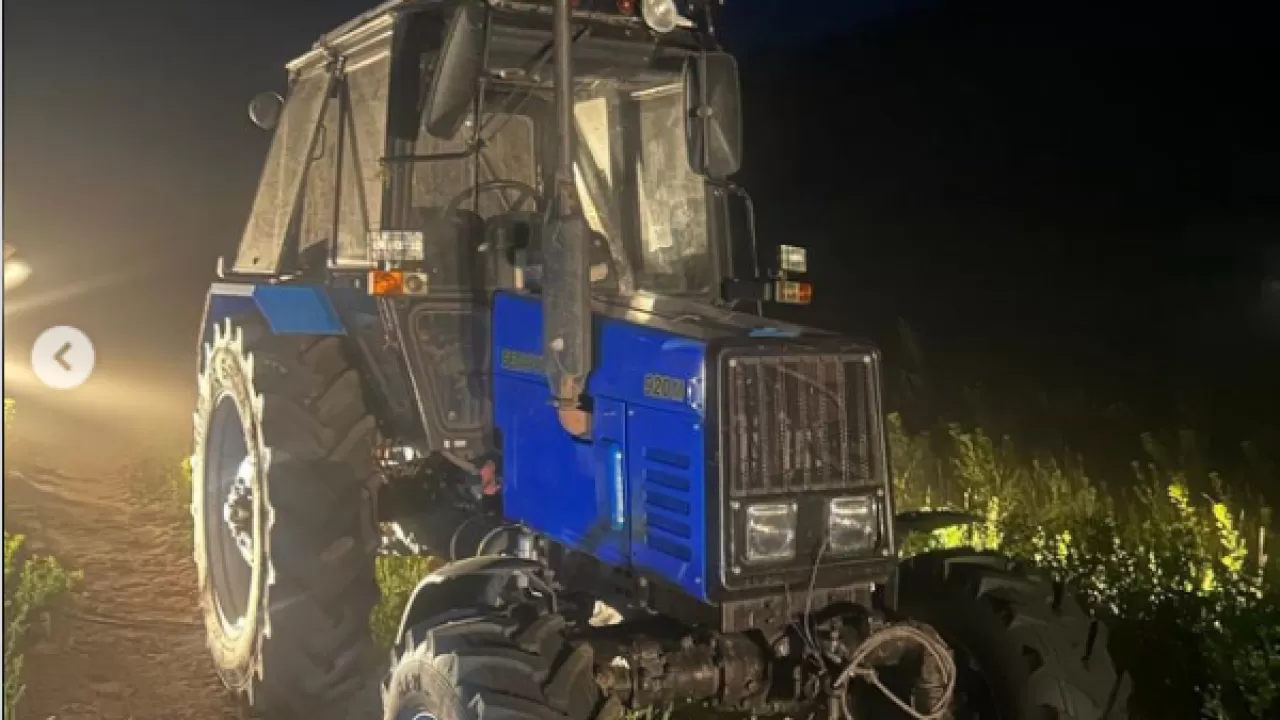 Абай облысында жоғалған адамның тракторы табылды 
