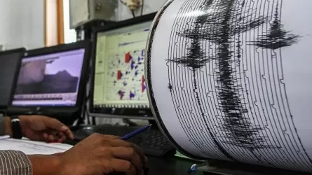 Сейсмологи сообщили о землетрясении в 845 км от Алматы