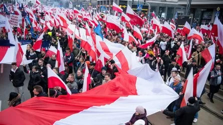 Варшавада жарты миллион тұрғын наразылыққа шықты