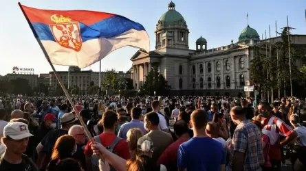 В Сербии протесты против пропаганды насилия 