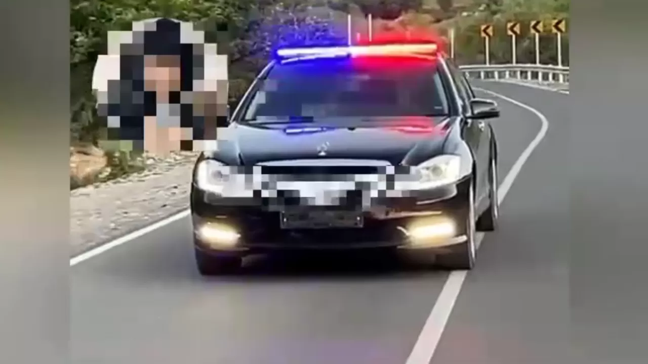 В Туркестанской области оштрафовали мужчину, установившего себе "мигалку"