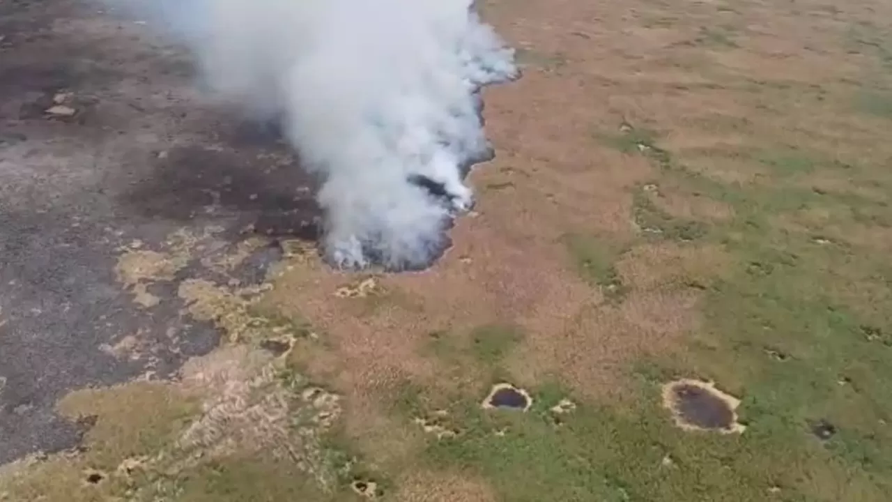 Пожарные ликвидировали возгорание в Балхашском районе