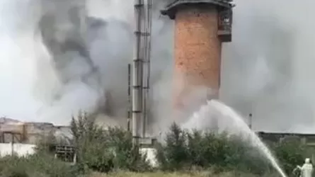 Екібастұзда автогаз құю бекетінен өрт шықты