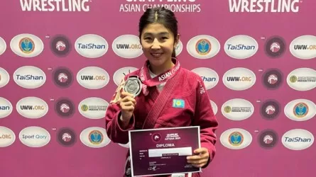 Полицейская из Актюбинской области завоевала серебро на чемпионате Азии по грэпплингу
