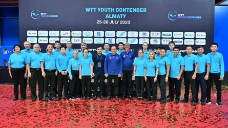 В Алматы завершился международный юношеский турнир по настольному теннису WTT YouthContender Almaty