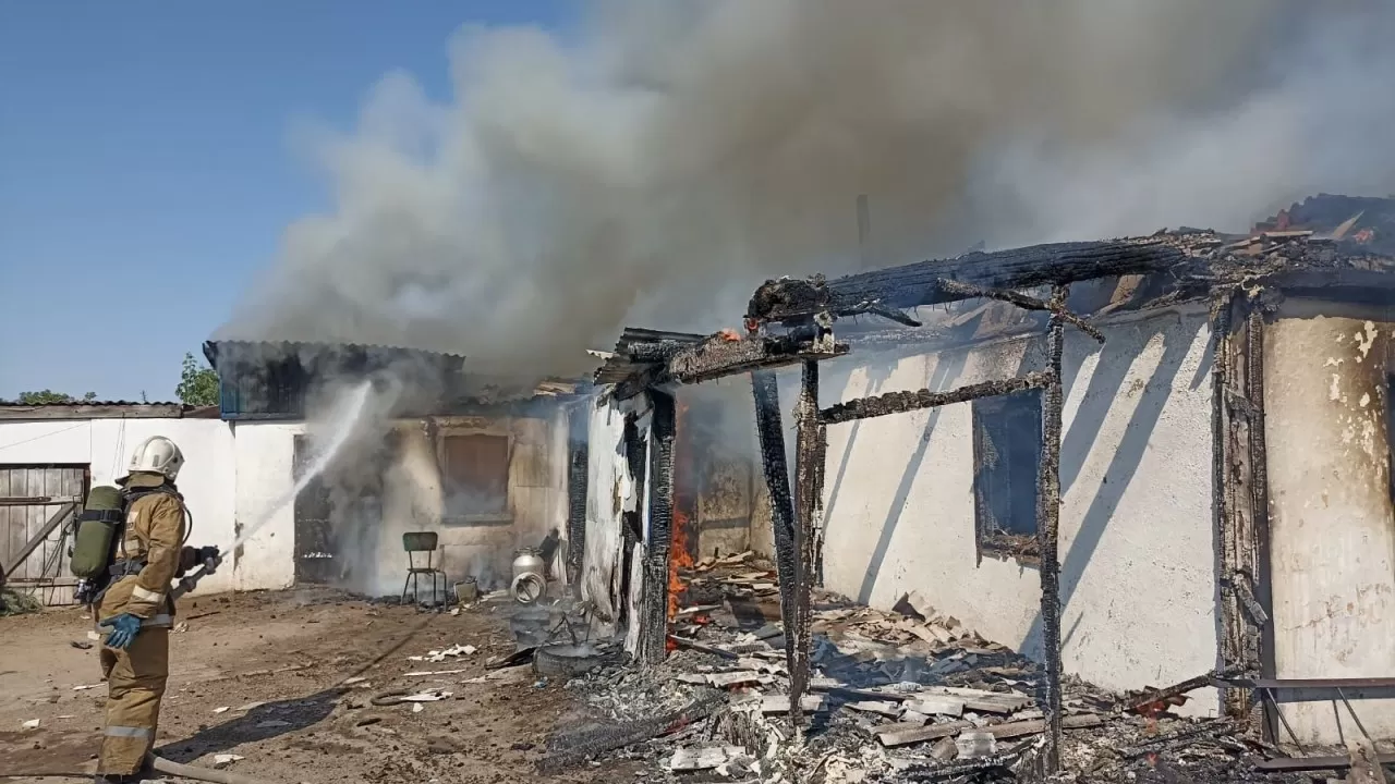 В одном из сел Павлодарской области в огне погиб двухлетний ребенок
