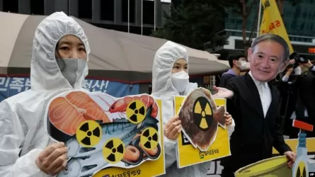 Оңтүстік Корея тұрғындары Токионы айыптап, митинг өткізді  