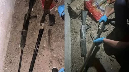 Оружие, похищенное во время январских событий, нашли в Талдыкоргане