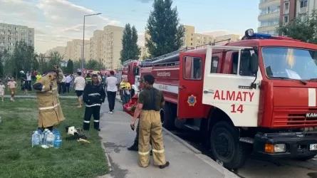 Алматыда «Ақкент» тұрғын үй кешенінде тағы өрт шықты