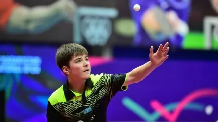 Алан Курмангалиев победил на международном турнире по настольному теннису в Аммане