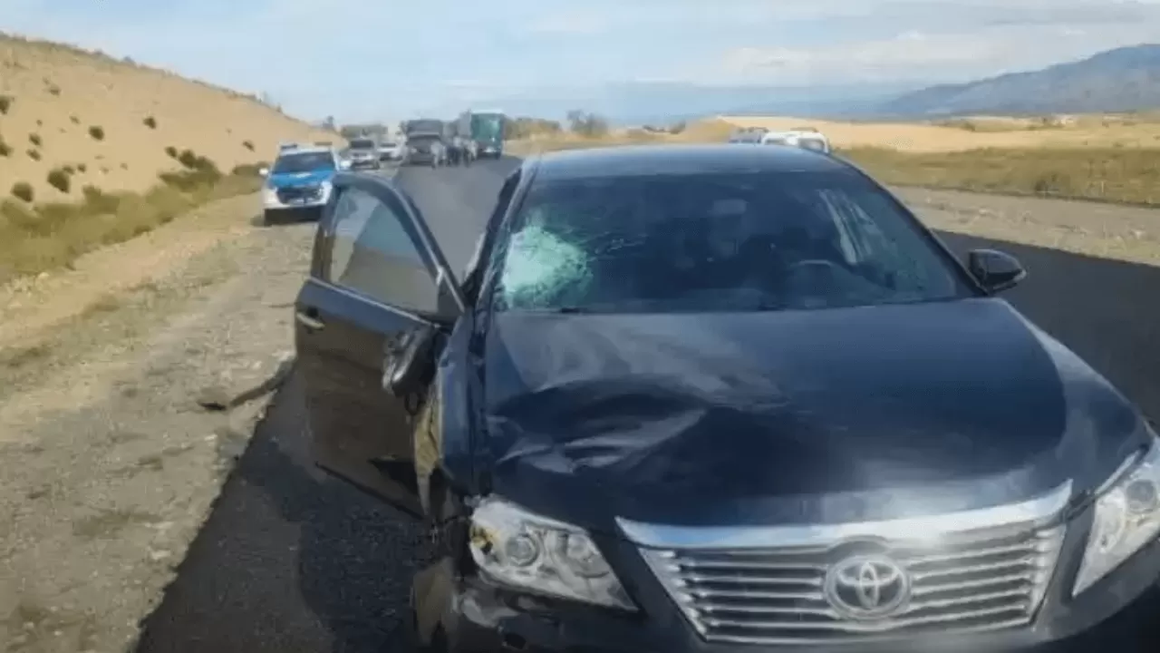 Жетісу облысында жол белгісін салып жатқан жұмысшыны көлік қағып кетті